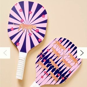 Anthropologie pickleball set - 2 paddles,ball